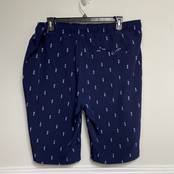 Essex crossing men’s shorts Navy pineapple print size 2 X - Picture 5 of 7